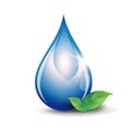 Water drop vector Royalty Free Stock Photo