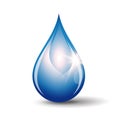 Water drop vector Royalty Free Stock Photo