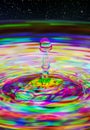 Water Droplet Harris Shutter Effect Royalty Free Stock Photo