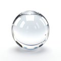 Water Droplet Sphere. Generative ai Royalty Free Stock Photo