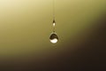 Single water droplet