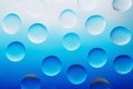 Water droplets blue background Royalty Free Stock Photo