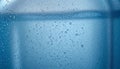 Water Droplets on Blue Surface Abstract Background for Texture Royalty Free Stock Photo