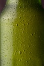 Water droplets on bottle of cold beer Royalty Free Stock Photo