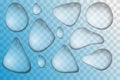 Water droplets illustration