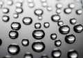 Water Droplets Pattern on Clean White Surface Background Royalty Free Stock Photo