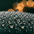 Droplets vary in size forming an intricate pattern as they scatter across Royalty Free Stock Photo