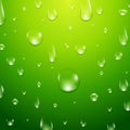 Water drops background. Fresh aqua or healthy clean natural concept with water drops