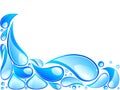 Water drops background Royalty Free Stock Photo