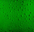 Water drops on a beer glass bottle Royalty Free Stock Photo