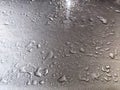 water drops on black. Abstract black background, texture, pattern, place for text, copy space Royalty Free Stock Photo