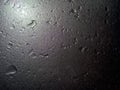 water drops on black. Abstract black background, texture, pattern, place for text, copy space Royalty Free Stock Photo