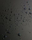 Water drops black background Royalty Free Stock Photo