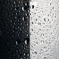 Water drops black and white background Royalty Free Stock Photo