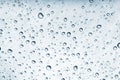 Water drops on brushed metal surface Royalty Free Stock Photo