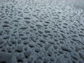 Water Drops on Car Metallic Surface Royalty Free Stock Photo