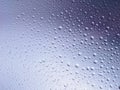 Water drops color background rain glass space rainbow. Royalty Free Stock Photo