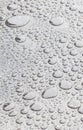 Water drops on concrete floor Royalty Free Stock Photo