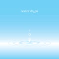 water drops design. Vector illustration decorative design Royalty Free Stock Photo