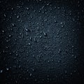 Water drops on fabric texture Royalty Free Stock Photo