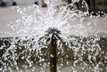 Drops water fountain Royalty Free Stock Photo