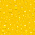 Water drops on glass. Like a beer. Seamless background.