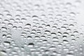 Water drops on the glass, raindrops on the window,