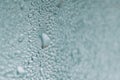 Drops of water on the window glass, close-up Royalty Free Stock Photo