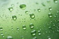 water drops green background image Royalty Free Stock Photo