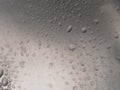 Water Drops Metallic Surface Royalty Free Stock Photo