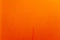 Water Drops On Orange Background Texture colorful waterdrop small Royalty Free Stock Photo