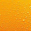 Water Drops On Orange Background Texture colorful waterdrop square Royalty Free Stock Photo