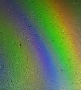 Water drops rainbow background