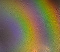 Water drops rainbow background