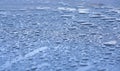 Water drops on the roof of a car Royalty Free Stock Photo