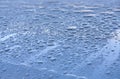 Water drops on the roof of a car Royalty Free Stock Photo