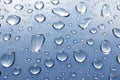 Water drops on steel background Royalty Free Stock Photo