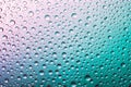 Water drops texture background. Rain on window glass. Wet rain pattern. Royalty Free Stock Photo