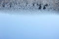 Water drops on the wet window glass. Abstract background Royalty Free Stock Photo