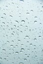 Water drops on the window, abstract background