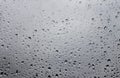 Water drops on window glass after rain Royalty Free Stock Photo