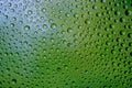 Water drops on window glass. Rain texture or wet pattern background. Royalty Free Stock Photo