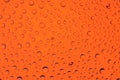 Water drops on window glass. Rain texture or wet pattern background. Royalty Free Stock Photo