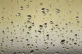 Water drops on window