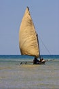 Water e people in a fishing boat