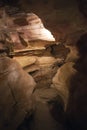 Water eroded Gronligrotta karst cave Royalty Free Stock Photo