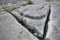 Water Eroded Limestone Grykes Royalty Free Stock Photo