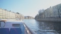 Water excursions in St. Petersburg.