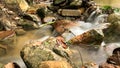 Water fall located in preserved jungle in Asia - Malaysia.