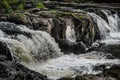Cenarth falls   Pembrokeshire  wales  water fall Royalty Free Stock Photo